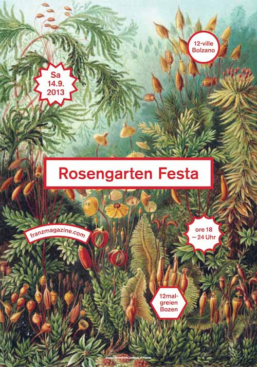 Rosengarten Festa Poster. 100 Beste Plakate.