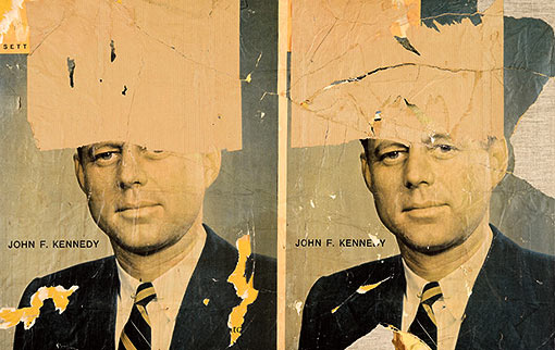 Mimmo Rotella | Kennedy. Exposición Poesía en la Metrópoli: Los Afichistas.