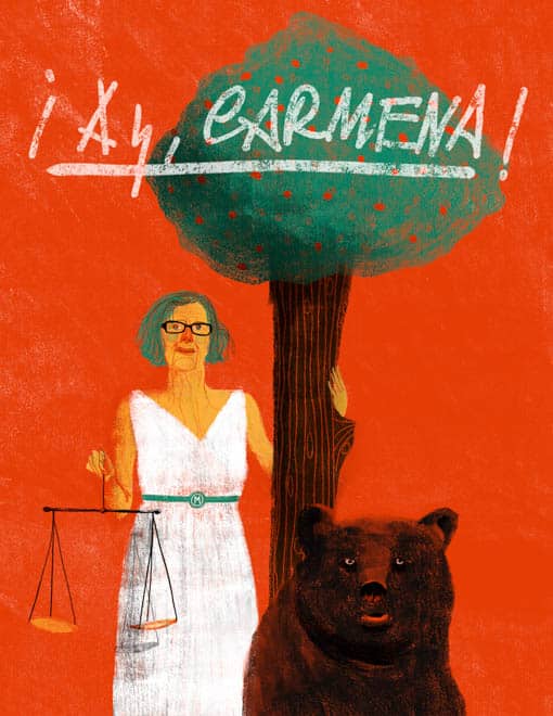Madrid con Manuela Carmena.