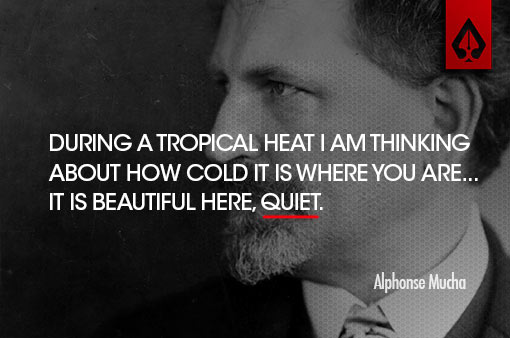 Alphonse Mucha. Citas celebres y frases de diseño.